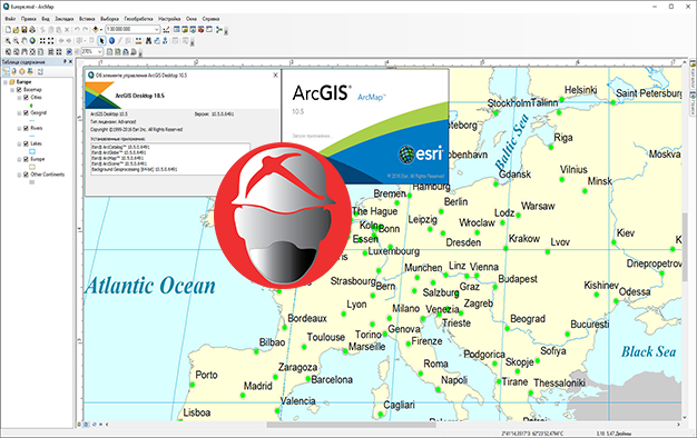 Download ESRI ArcGis v10.5 x64 + Addons Lengkap Patch Free Gratis