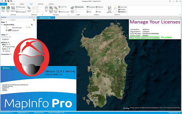 Download MapInfo v12.5 + Encom Discover 2013 Free Gratis