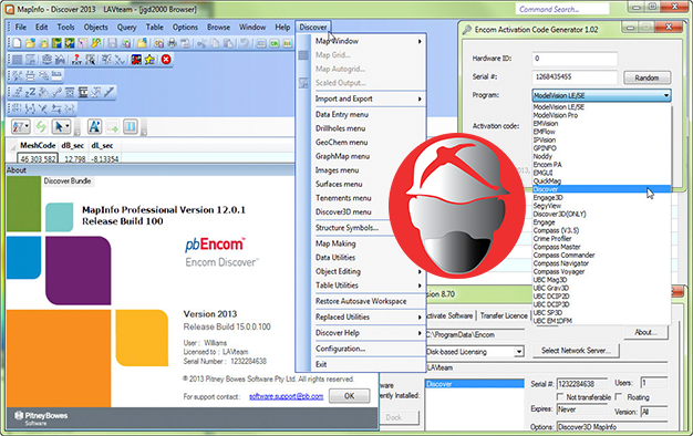 MapInfo v12.5 + Encom Discover 2013 Free Gratis