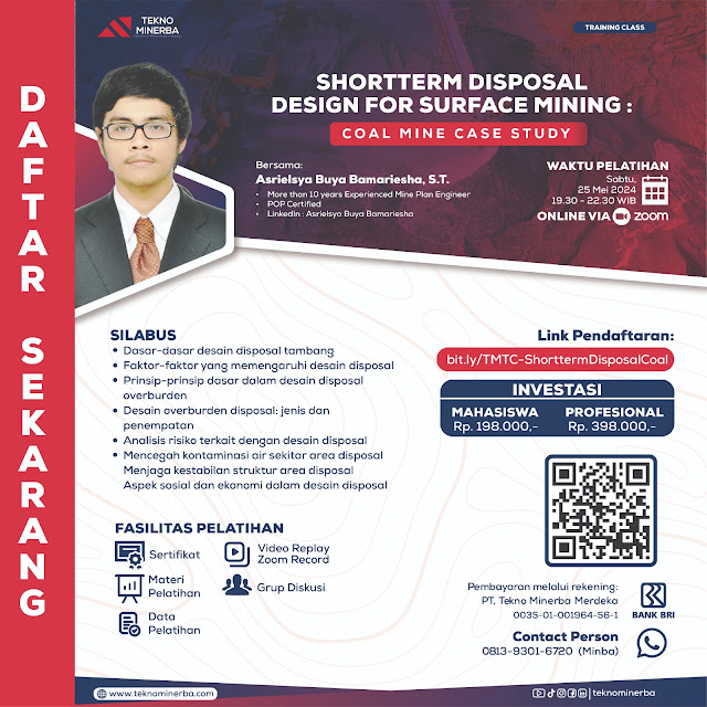 Shortterm Disposal Design For Surface Mining Coal Mine Case Study