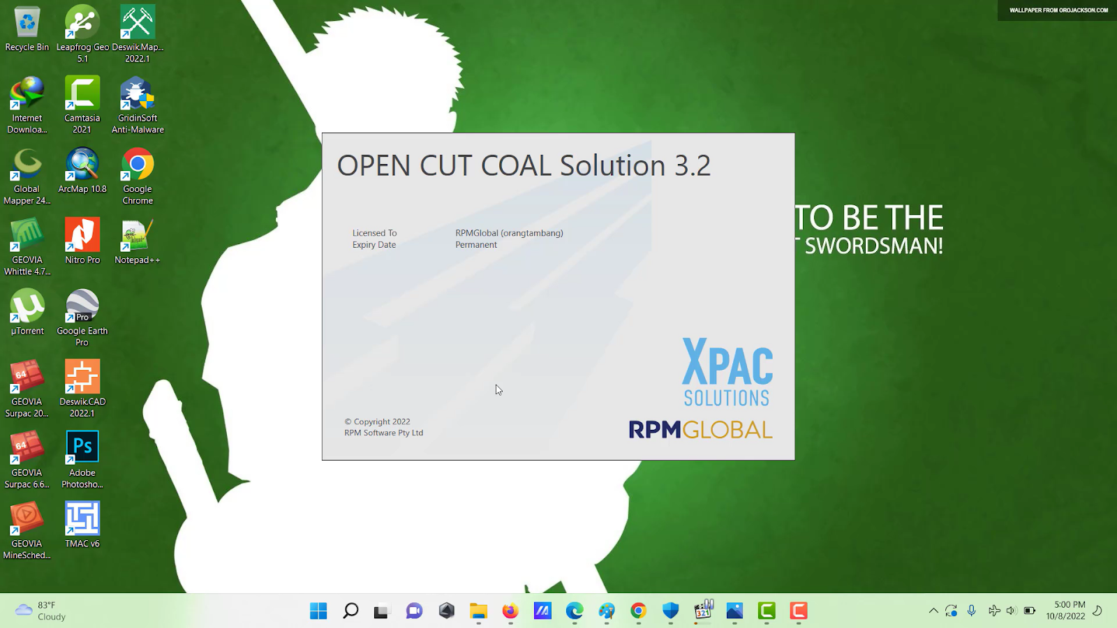 Download Open Cut Coal Solution 3.2 x64 (3.2.5191.2) Full Crack